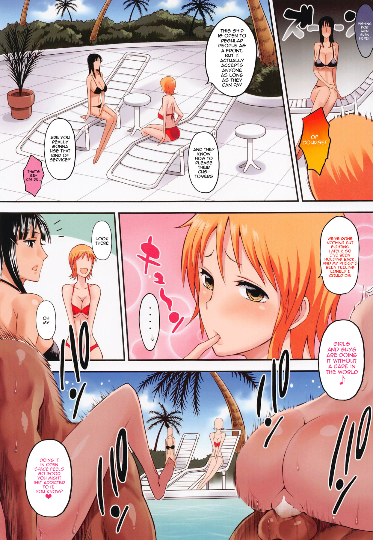 Hentai Manga Comic-Women Pirates in Paradise Full Color-Read-4